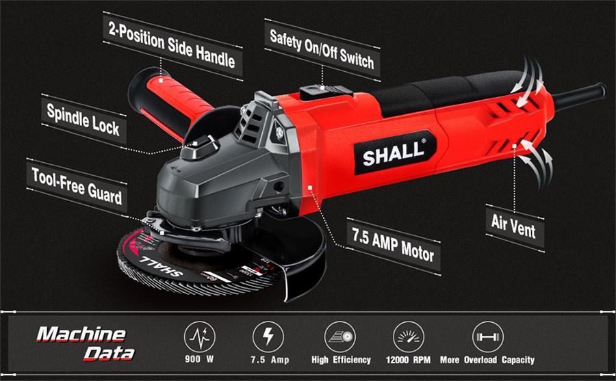 Details Data of SHALL Angle Grinder