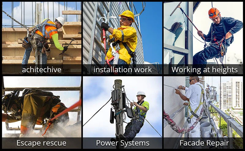 Application of Full Body Safety Harness