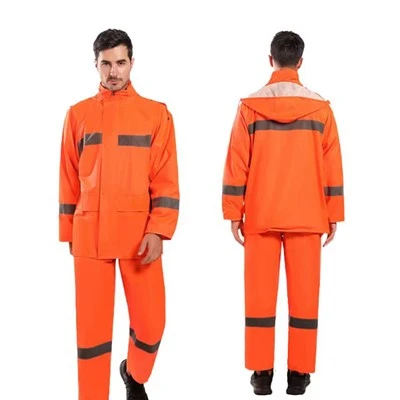 Impermeable reflectante al aire libre