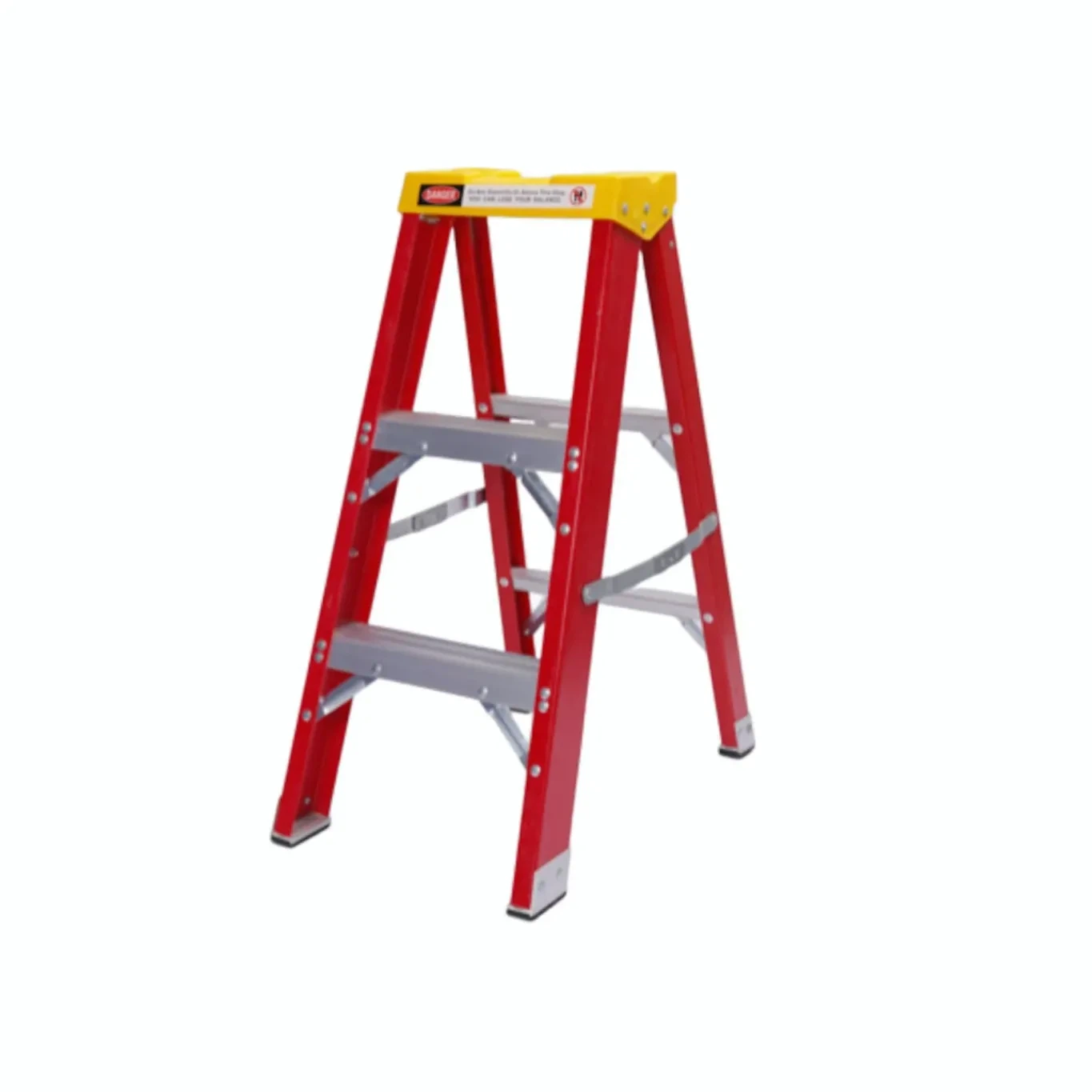 Escalera plegable de fibra de vidrio GRP de doble cara